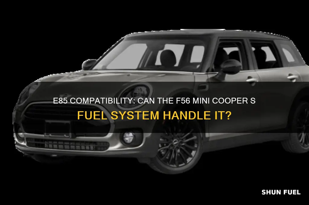 can the f56 mini cooper s fuel system handle e85