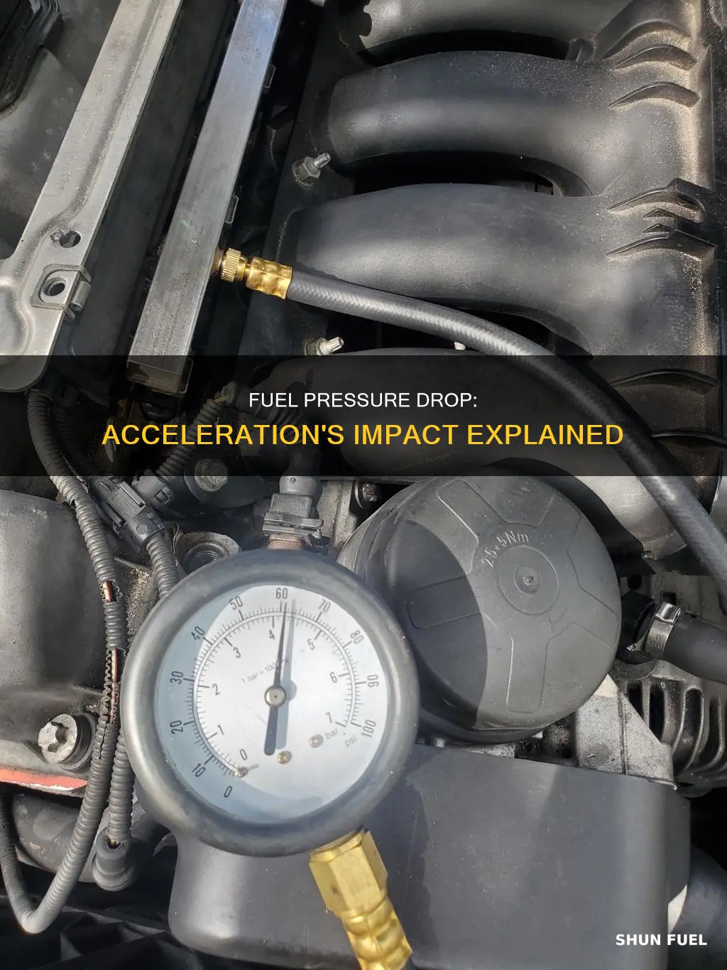 can the fuel pressure goes down when accelerating