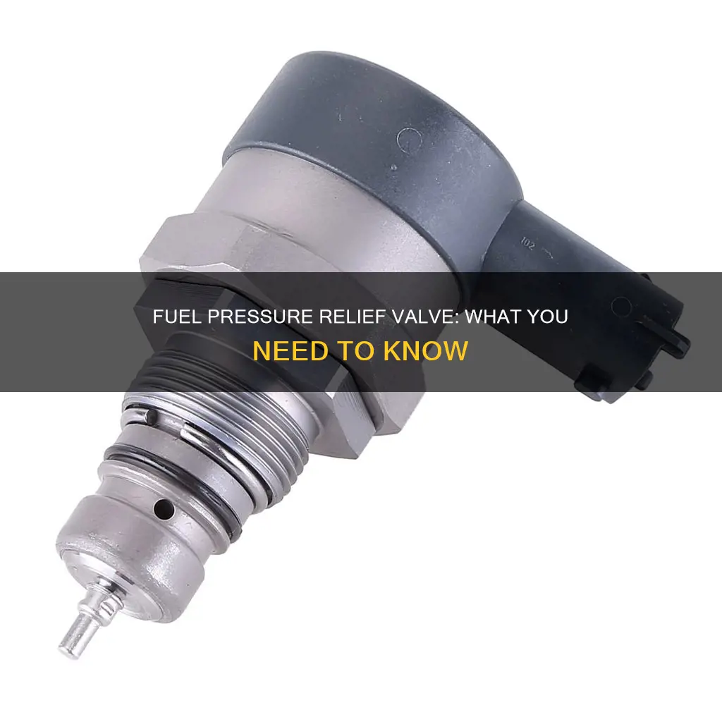 can the fuel pressure relief valve