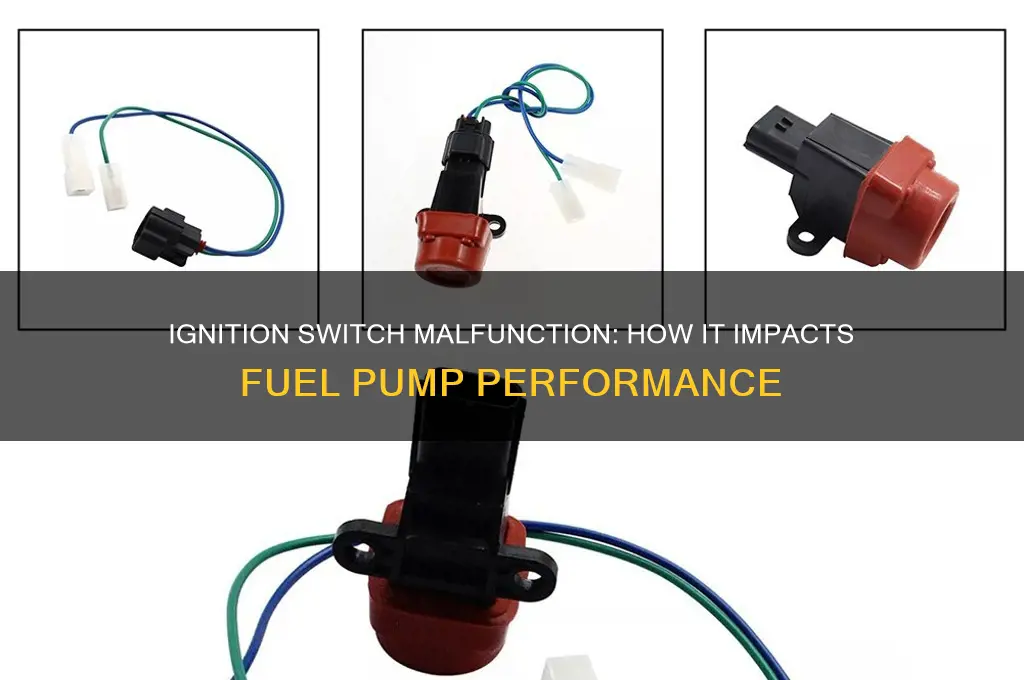 can the ignition switch affect the fuel pump