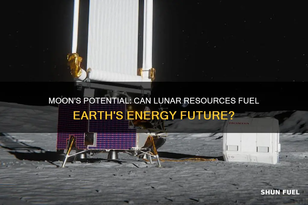 can the moon produce fuel