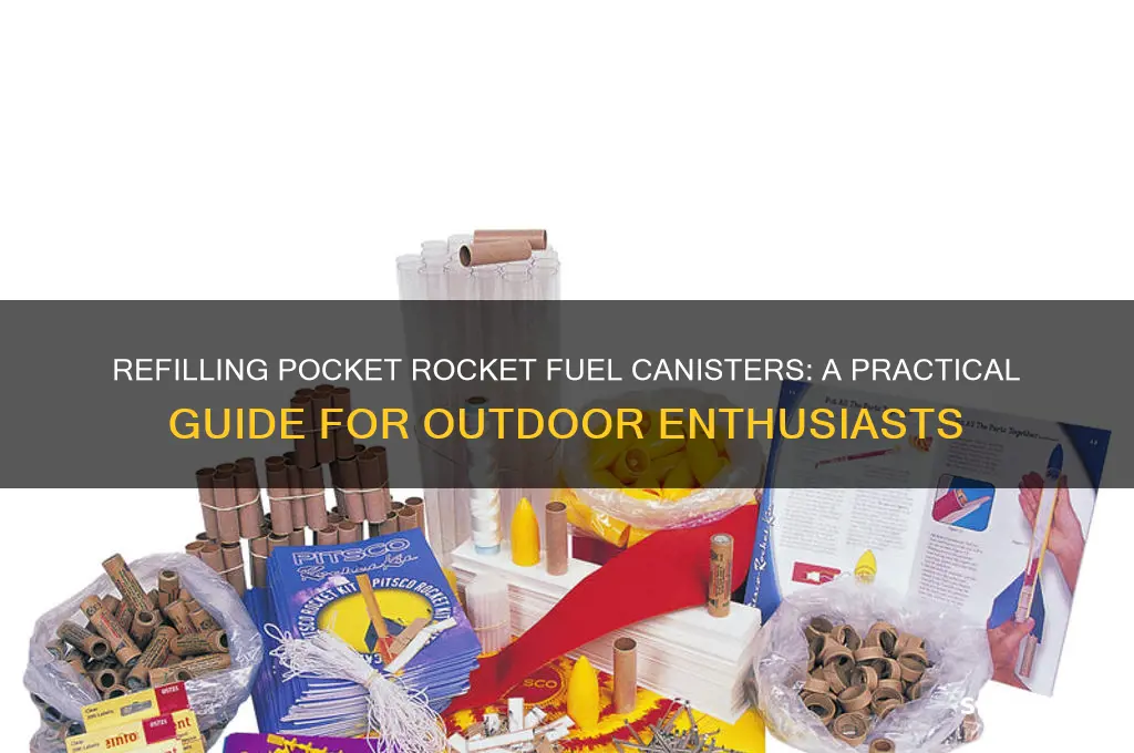 can the pocket rocket fuel canisters be refilled