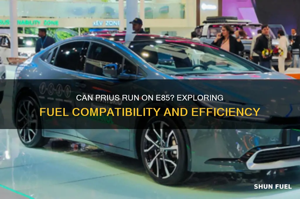 can the prius use e85 fuel
