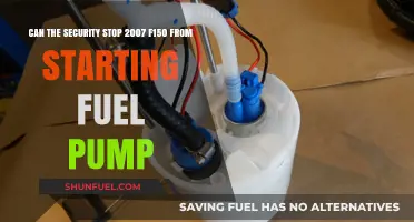 Preventing Unauthorized F150 Starts: Can Security Disable the Fuel Pump?