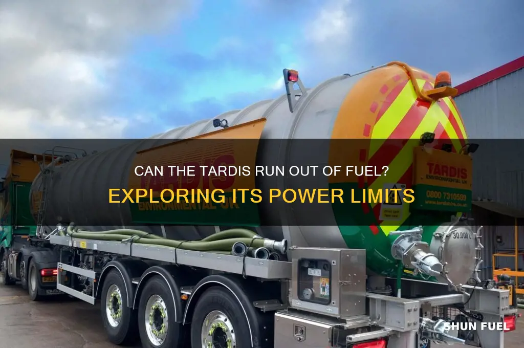 can the tardis run out of fuel