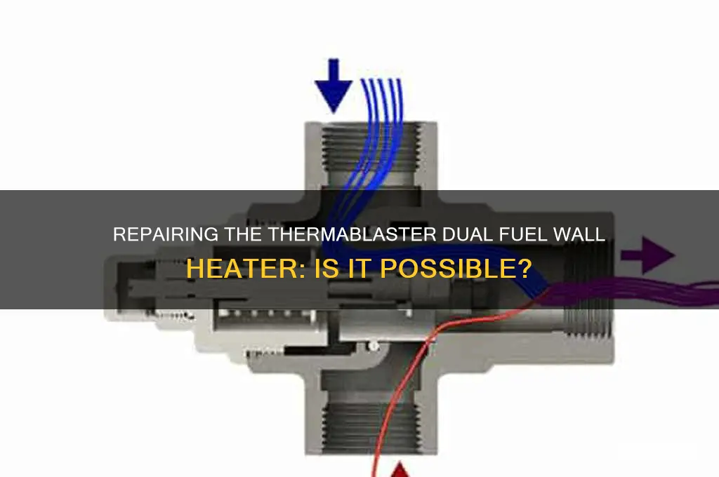 can the thermablaster dual fuel wall heater be repaired
