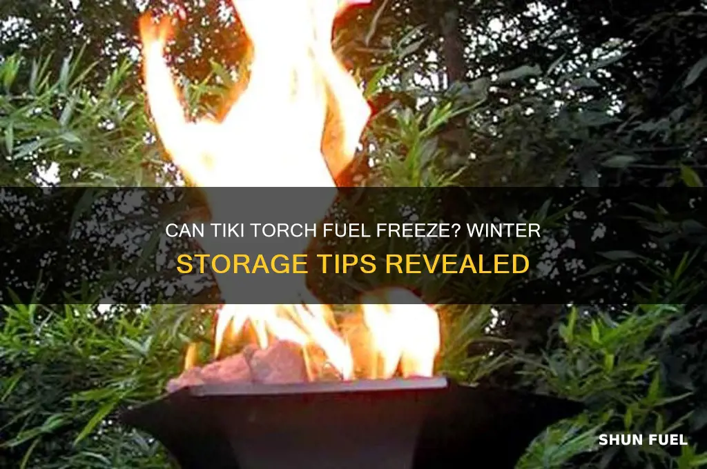 can tiki torch fuel freeze