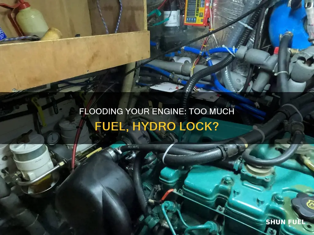 can too much fuel hydro lock the motot