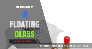 Can Torch Fuel Be Safely Stored in Floating Glass Containers?