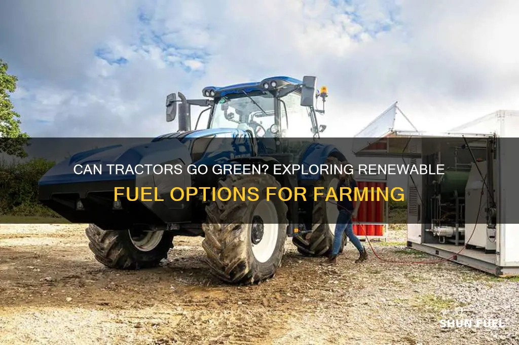 can tractors run on renewable fuels