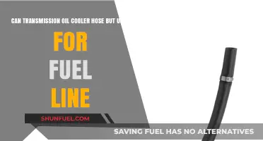 Can Transmission Oil Cooler Hoses Safely Replace Fuel Lines?