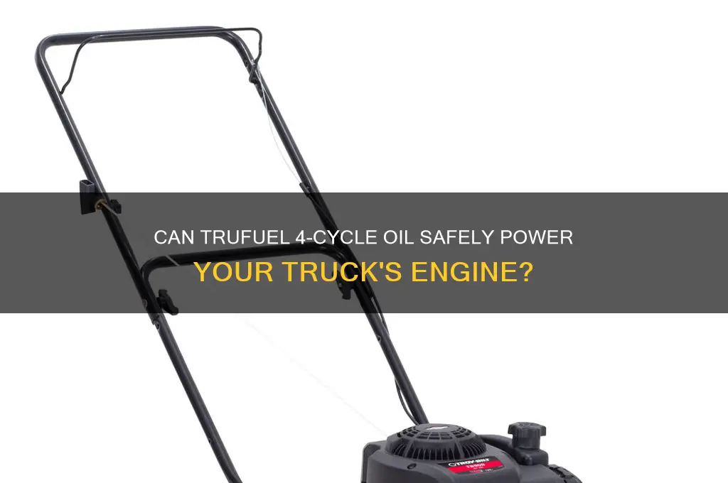 can tru fuel 4 cycle be used in a truck