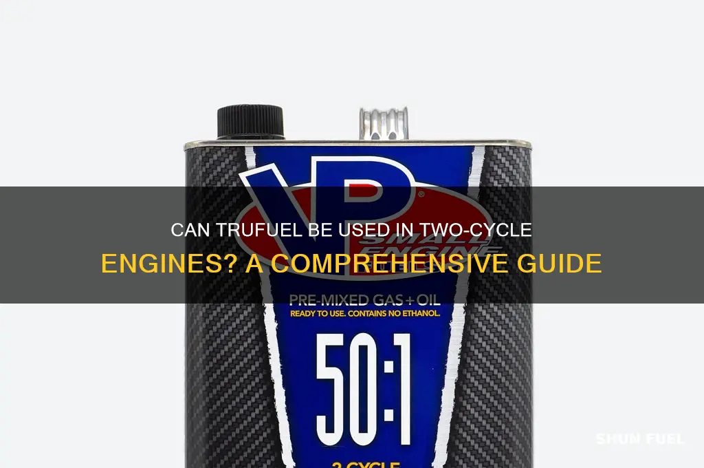 can tru fuel before used in two cycle engine