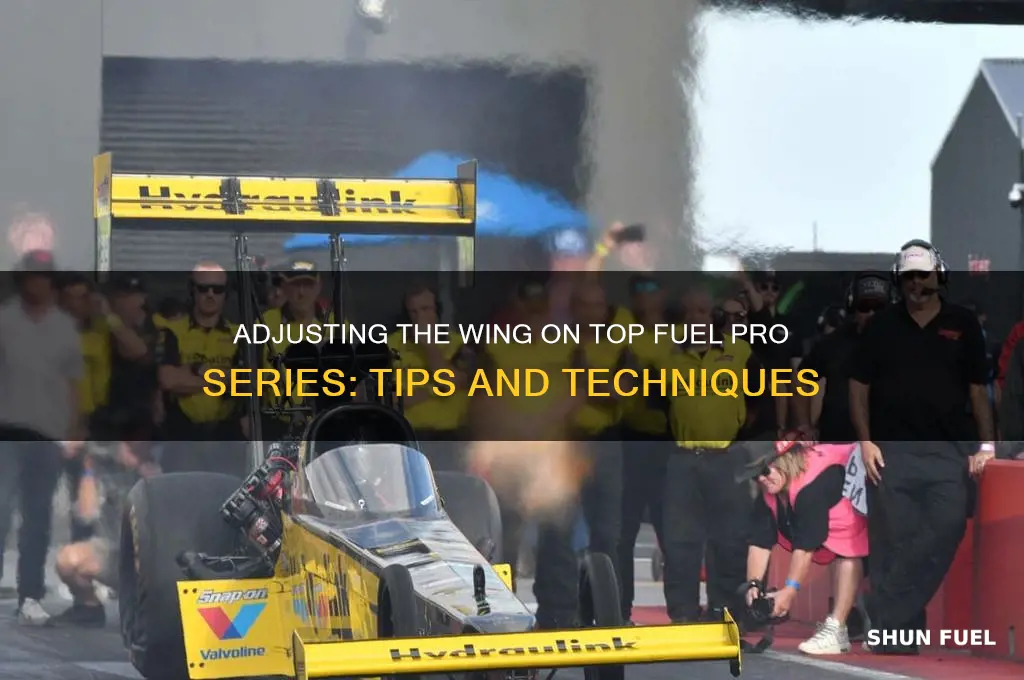 can u adjust the wing on top fuel pro series