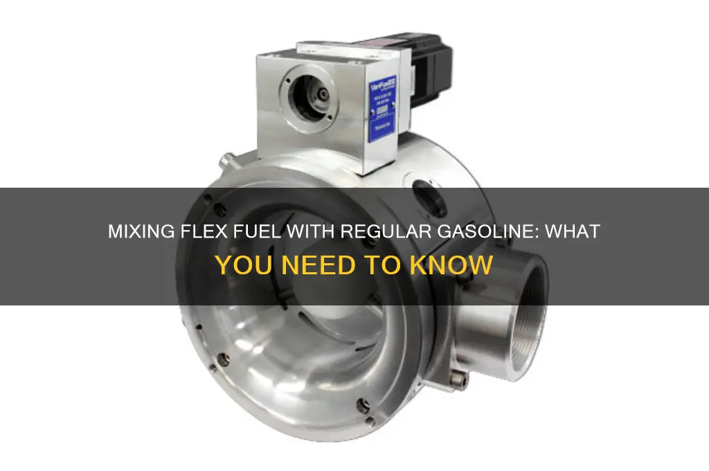 can u mix flex fuel with regular fuel