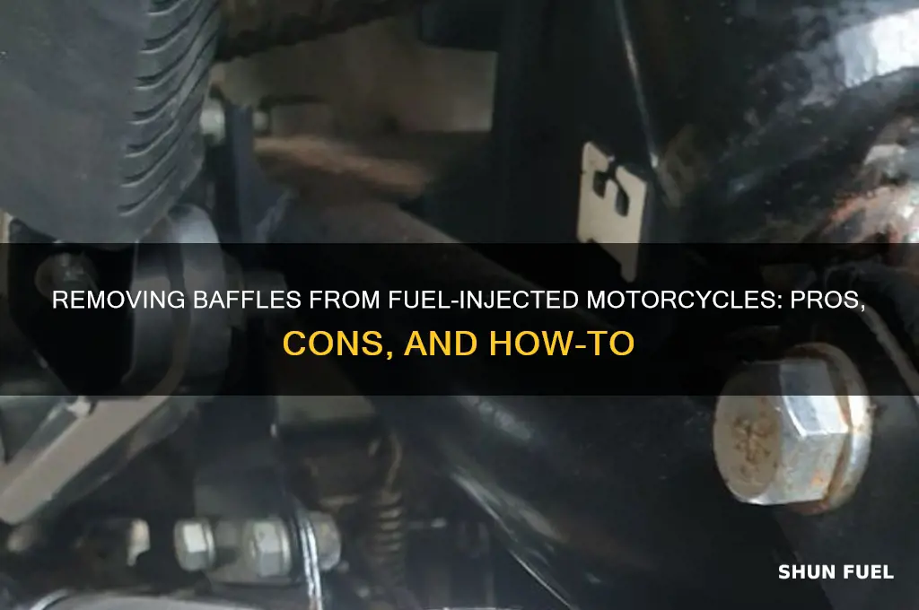 can u take baffles out of fuel injected motorcycles