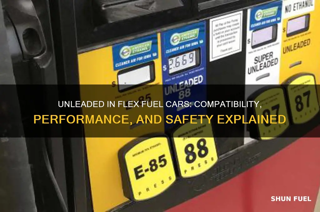 can unleaded be use in flex fuel car