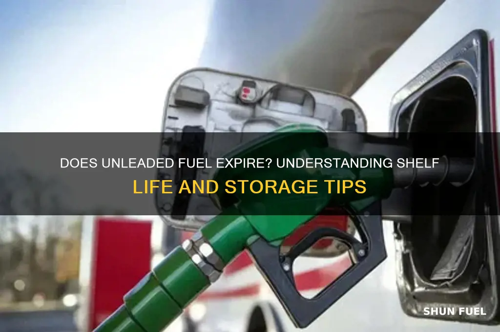 can unleaded fuel go off