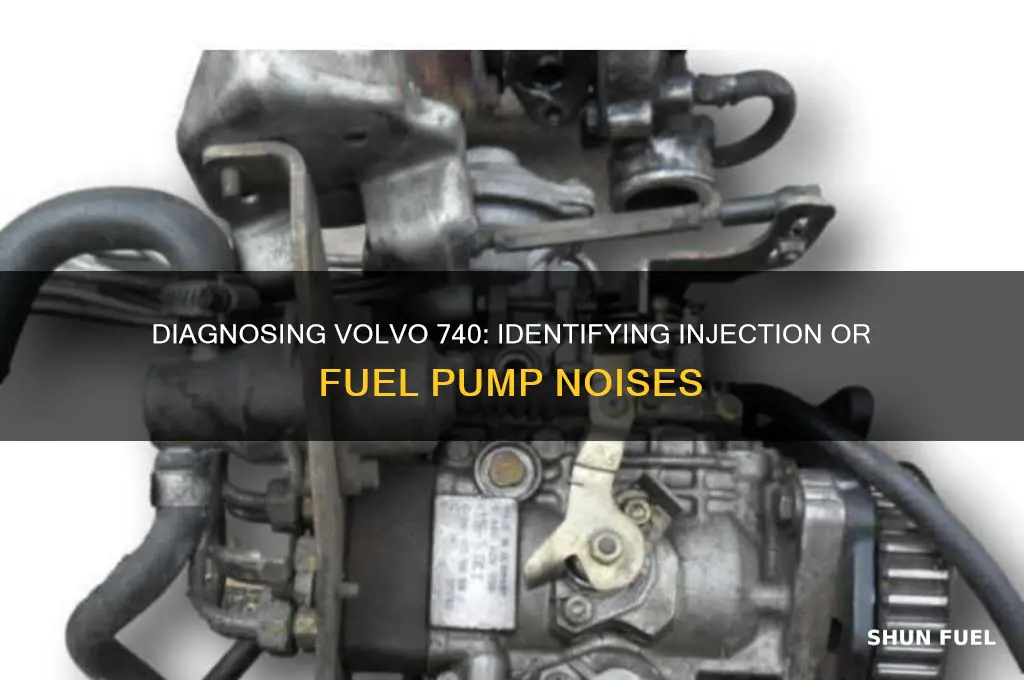 can uou hear injection or fuel pump on 740 volvo