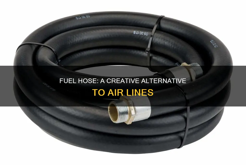 can use fuel hose as replacement for air line