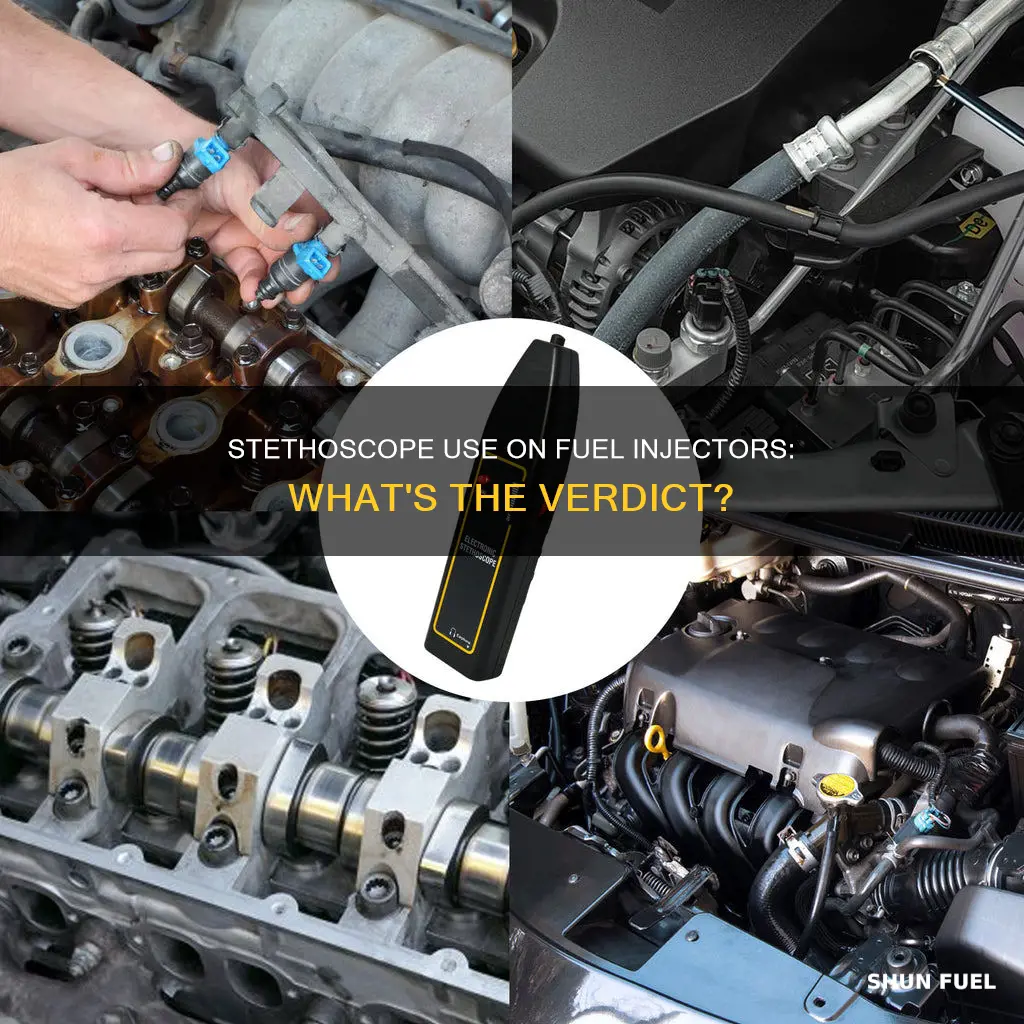 can use stethoscope on fuel injector