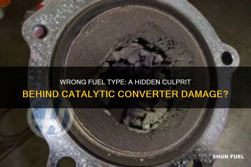can using the wrong fuel type cause catalytic converter