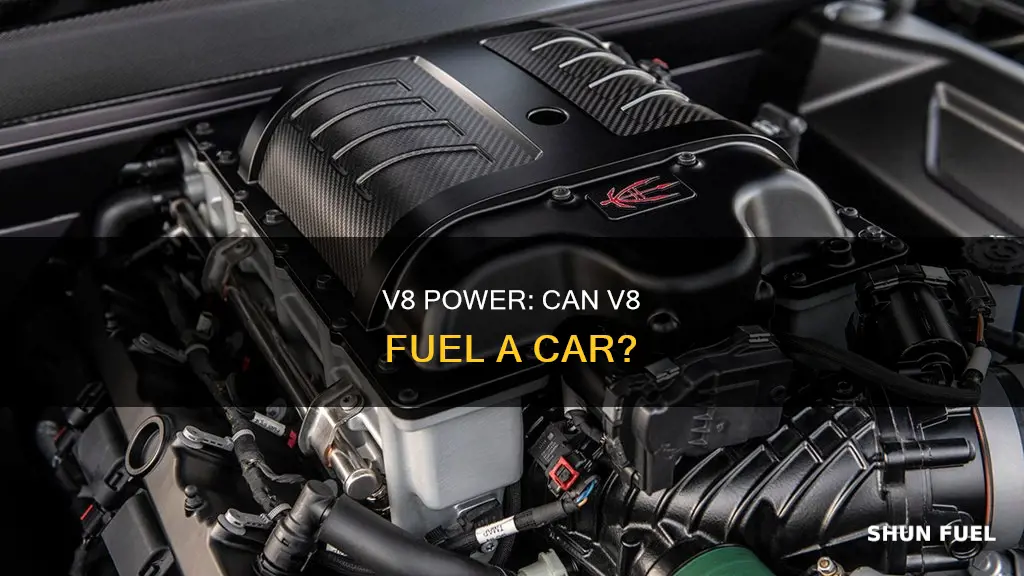 can v8 fuel a car