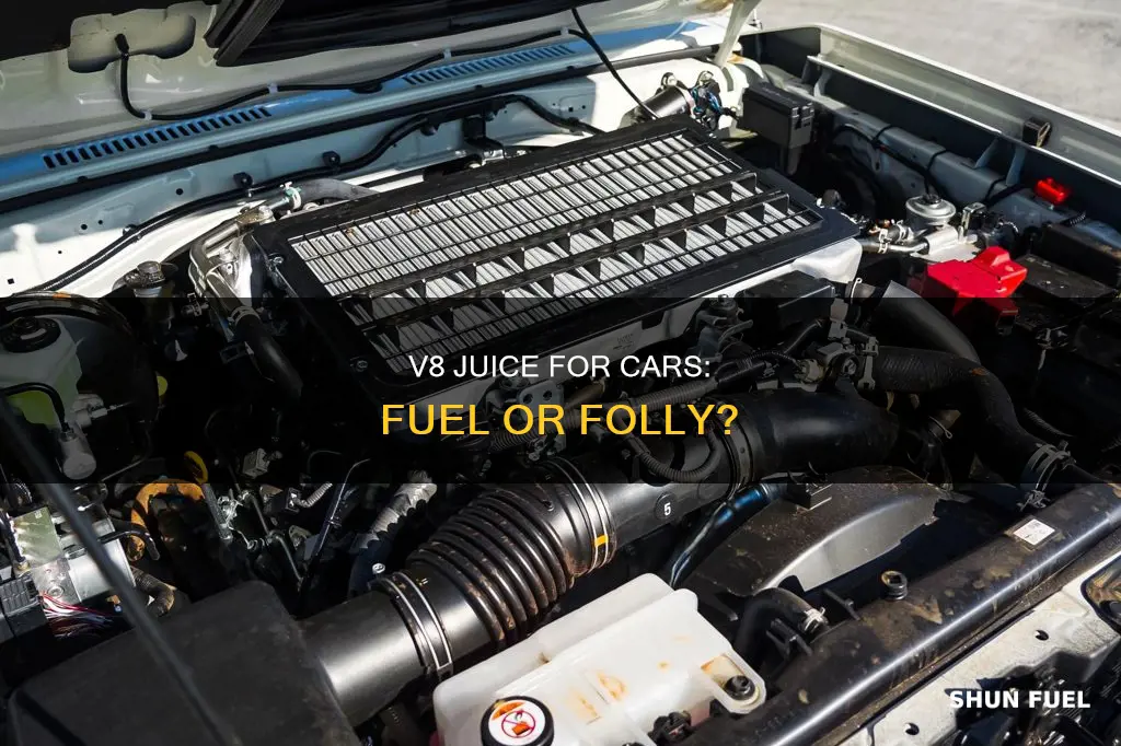 can v8 fuel a car