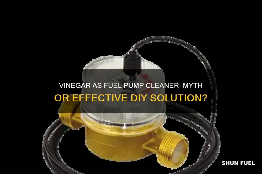 can vinegar clean fuel pump