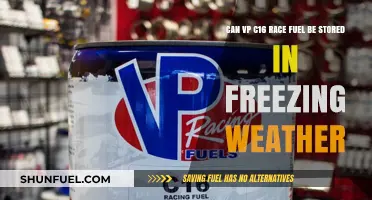 Storing VP C16 Race Fuel in Freezing Temperatures: What You Need to Know
