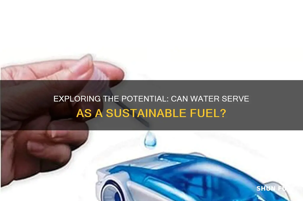 can water be a fuel