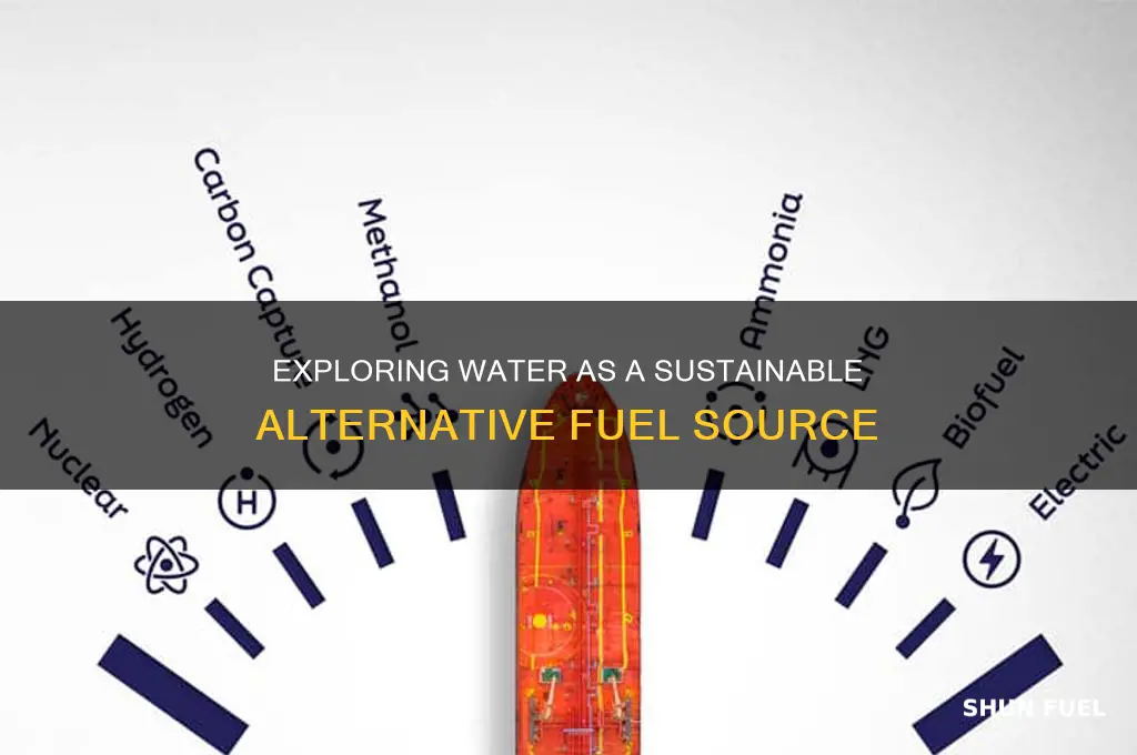 can water be used as an alternative fuel