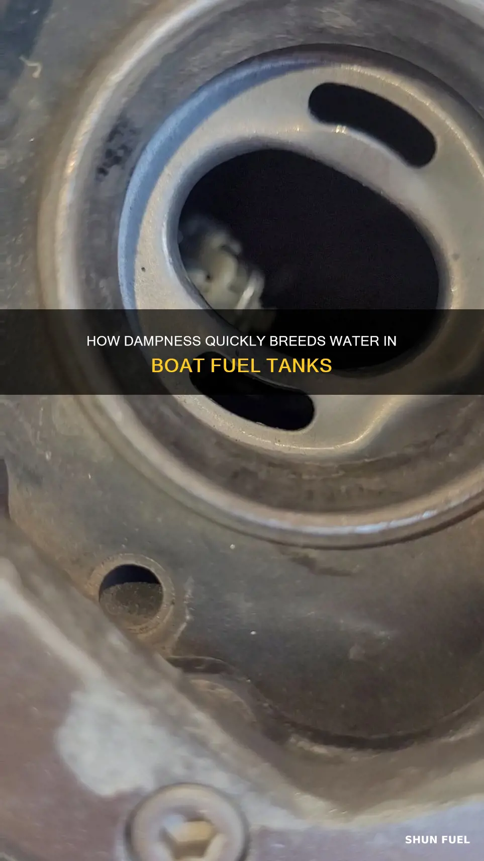 can water develop in boat fuel tank in damp quickly