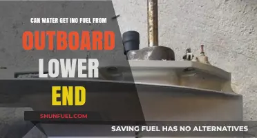 Can Water Contaminate Outboard Fuel via Lower End Damage?