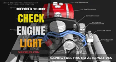 Water in Fuel: Why Your Check Engine Light Might Be On