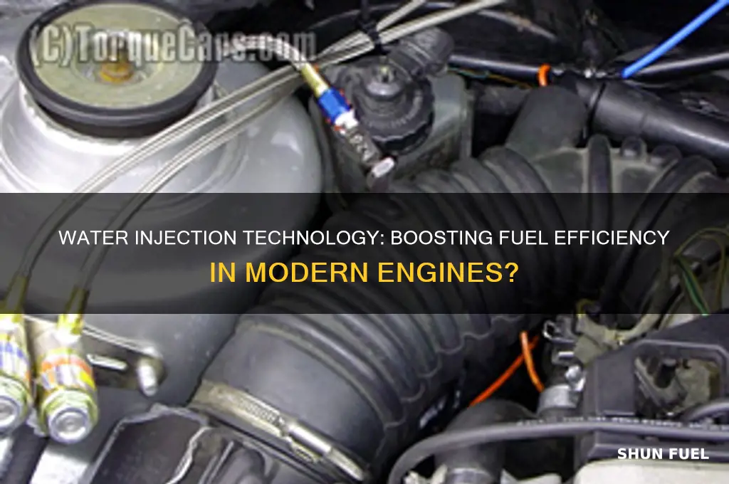 can water injection improve fuel economy