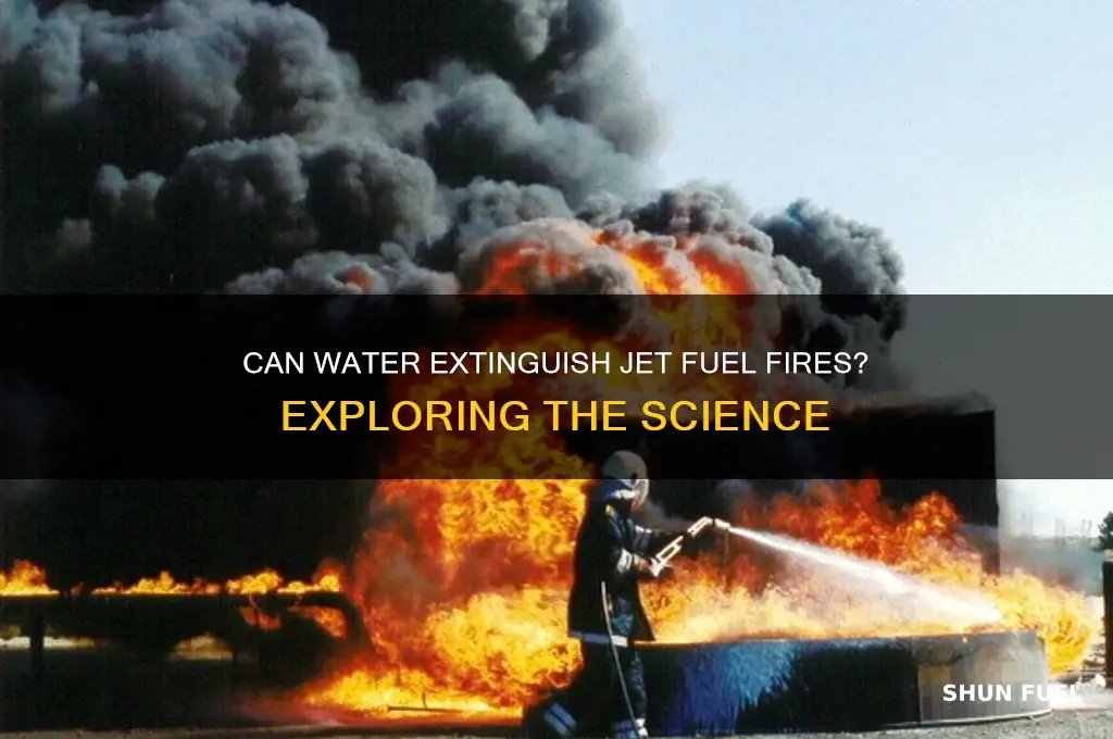 can water put out jet fuel