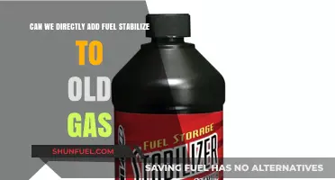 Adding Fuel Stabilizer to Old Gas: A Direct Solution?