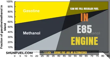 Can Regular Gasoline Safely Fuel an E85-Compatible Engine?