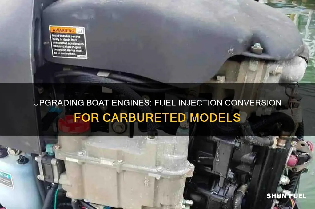 can we put fuel injection on a carbureted boat engine