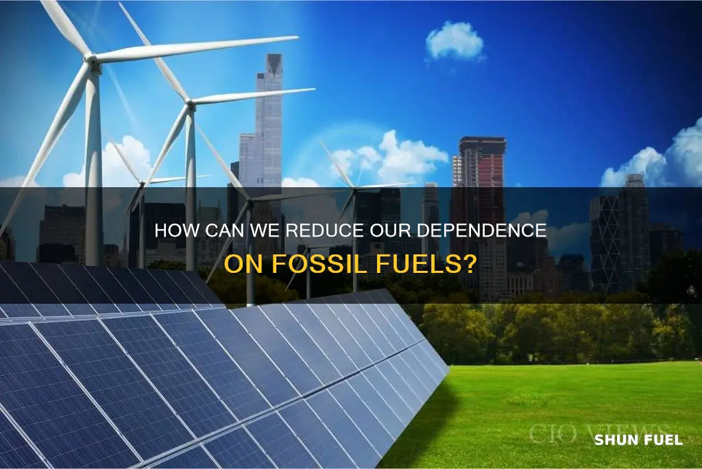 can we reduce the use of fossil fuels