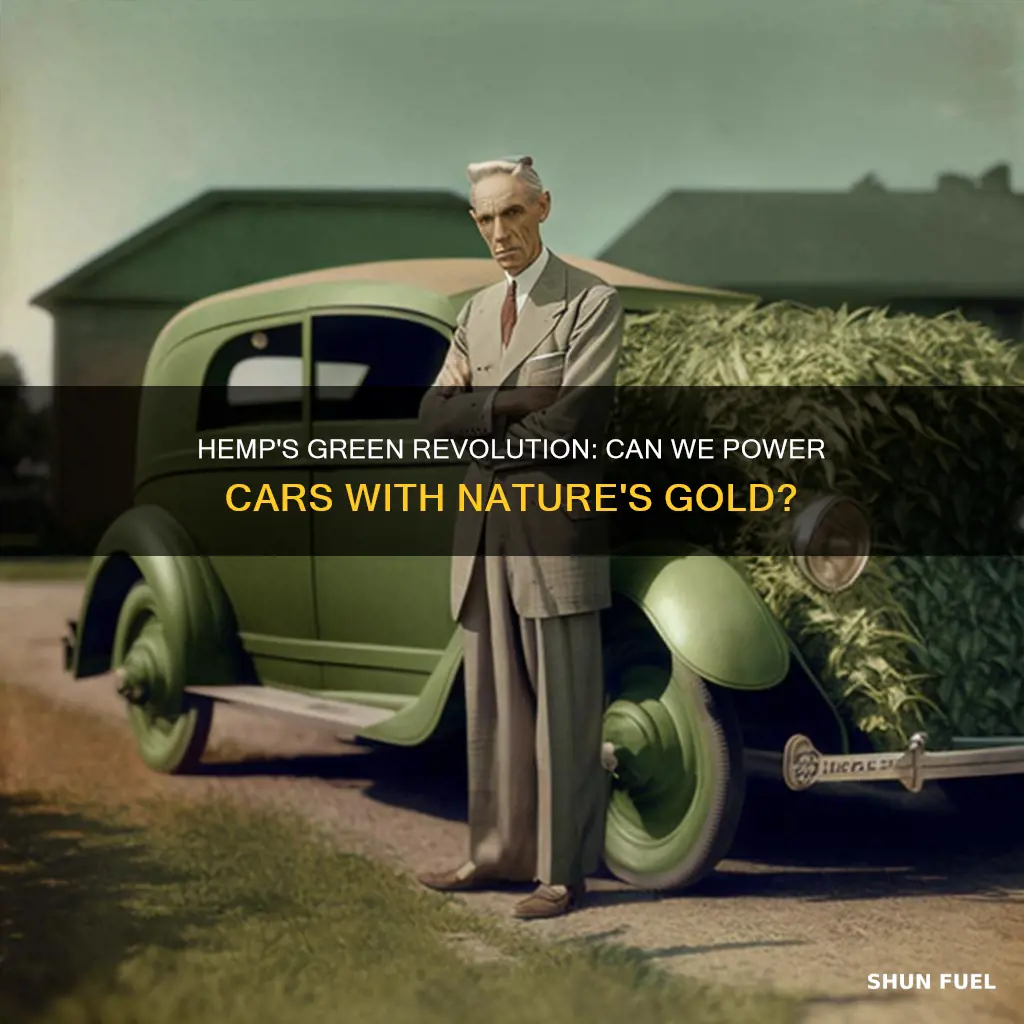 can we use hemp to fuel cars