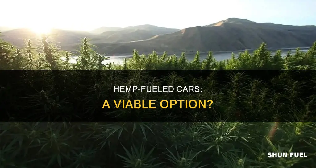 can we use hemp to fuel cars