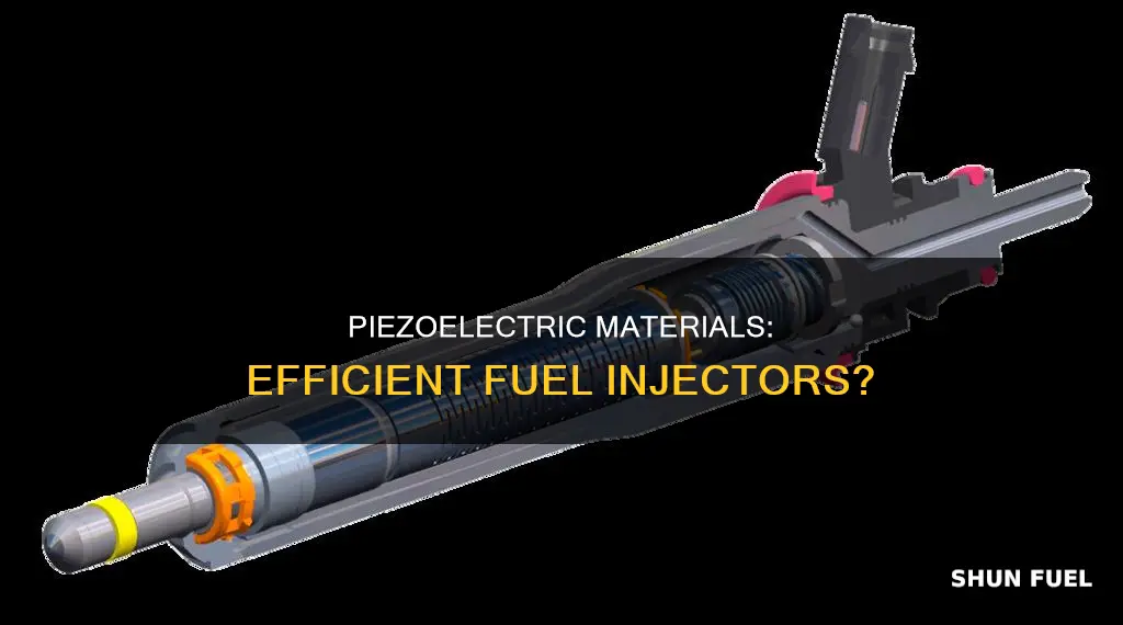 can we use piezo electric materials in fuel injectors