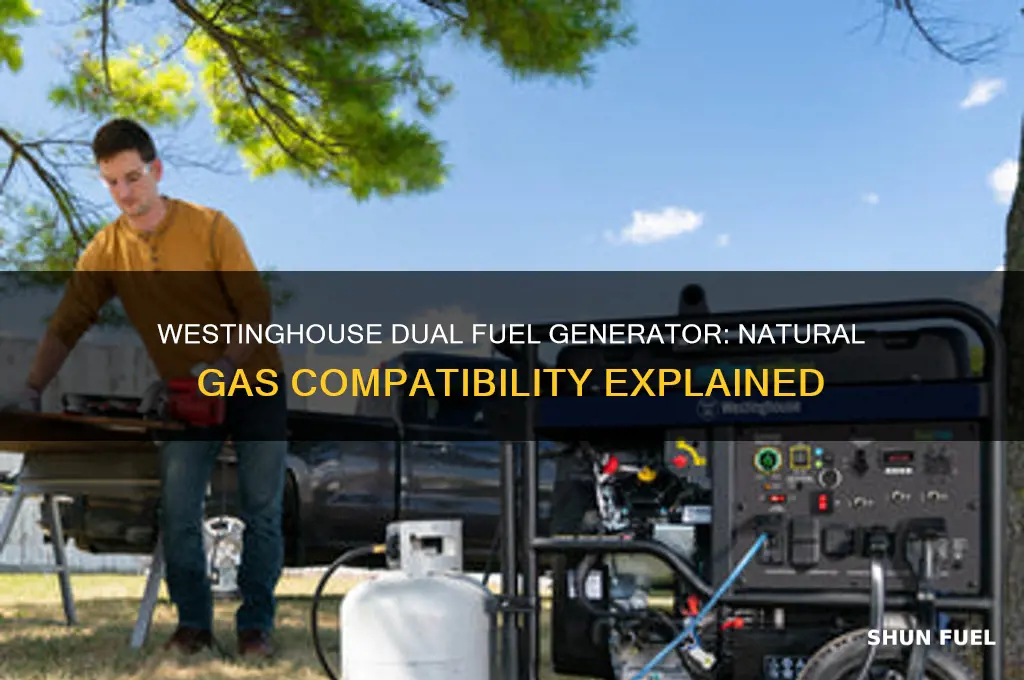 can westinghouse dual fuel generator run on natural gas