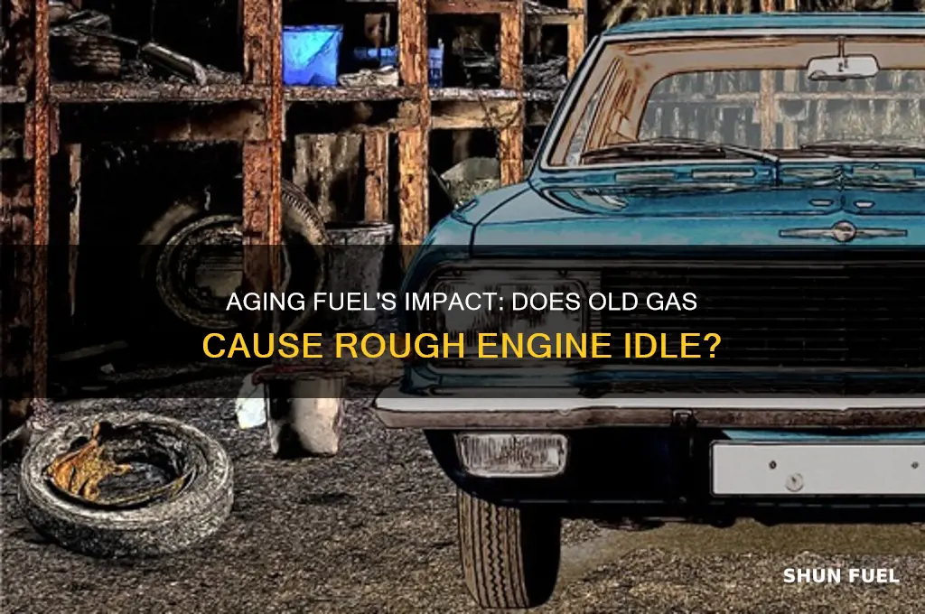 can year old fuel cause rough idle