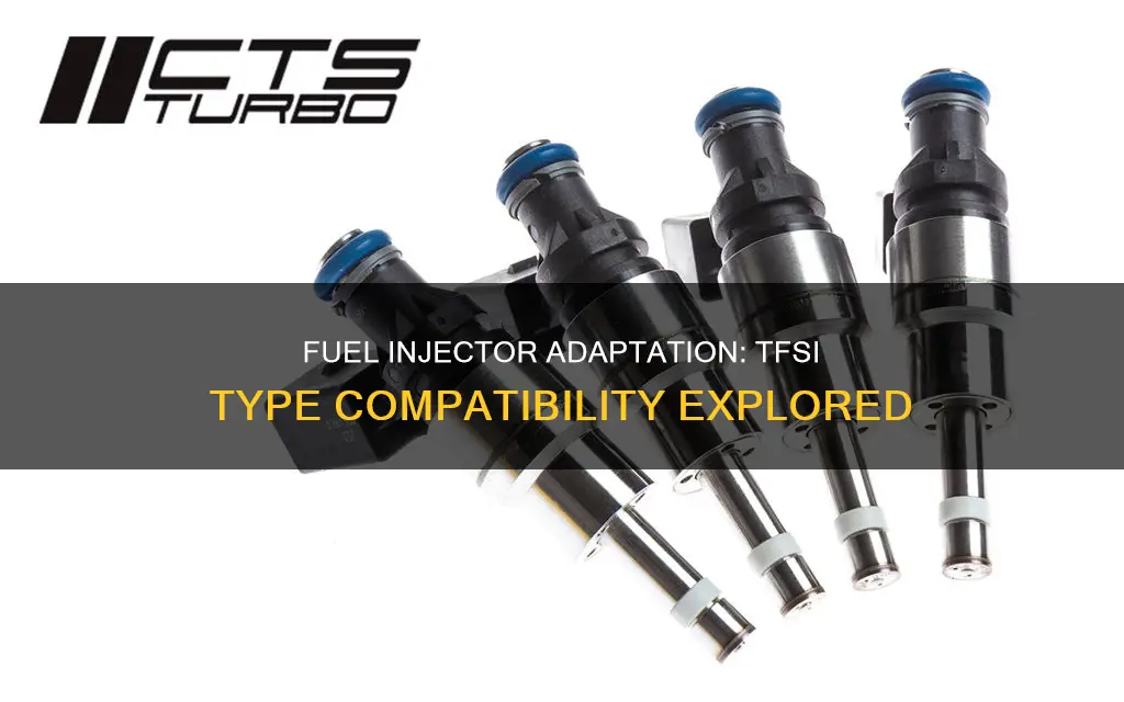 can you adapt normal fuel injectors to a tfsi type