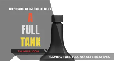 Fuel Injector Cleaner: Full Tank Addition Safe?