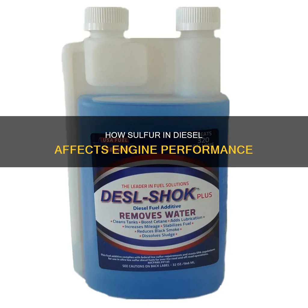 can you add sulfur to diesel fuel