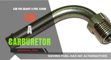 How to Adjust a Fuel Elbow on Your Carburetor: A Guide